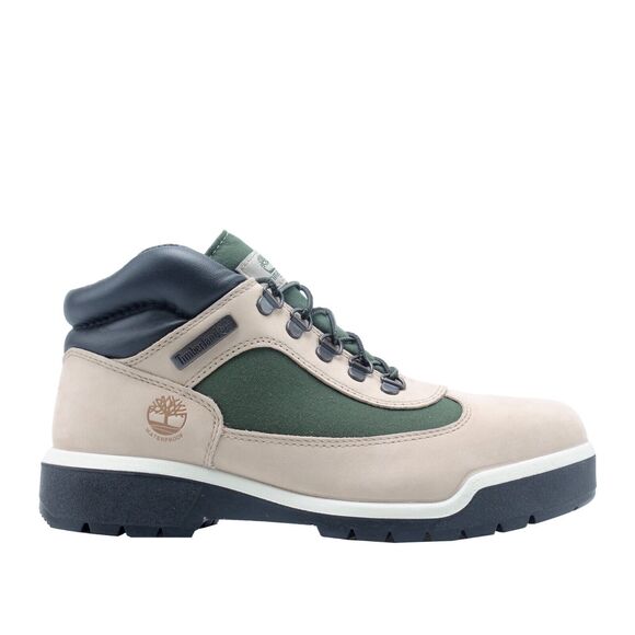 TIMBERLAND Juniors Nubuck Mid Field Boot /Beige Green TB0A1RMY Big Boys Sz 6.5Y - Picture 1 of 6